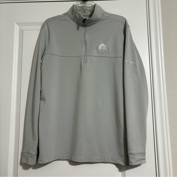 Columbia Golf Men’s Quarter Zip Gray Pullover - Picture 8 of 8